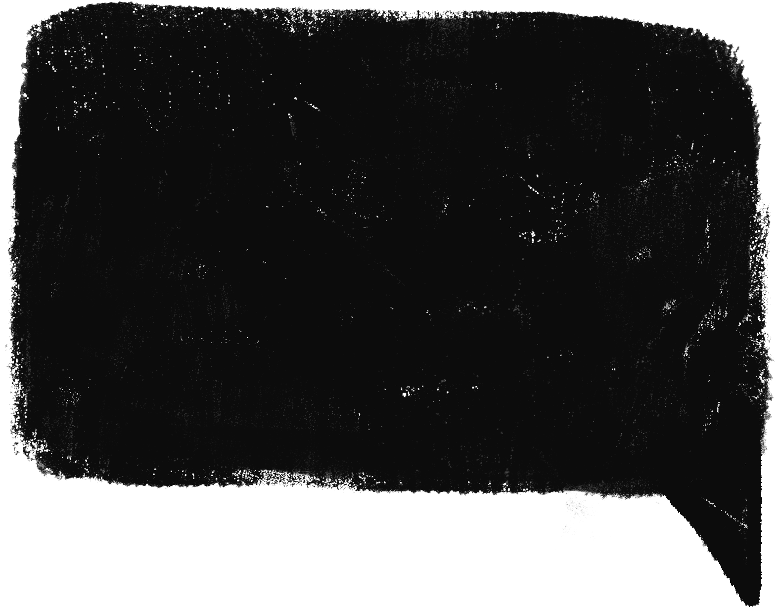 Speech bubble frame filter